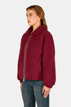 Load image into Gallery viewer, PEGADOR ENNA TEDDY JACKET BURGUNDY RED BURGUNDY RED Bild 6