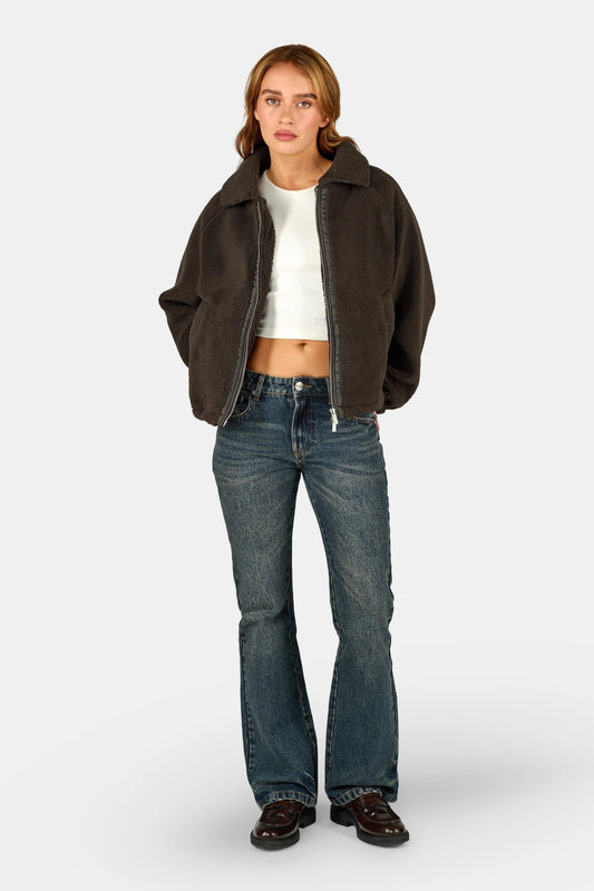 PEGADOR ENNA TEDDY JACKET WALNUT BROWN WALNUT BROWN Bild 2