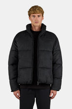Load image into Gallery viewer, PEGADOR SIDAN VELOUR PUFFER JACKET BLACK BLACK Bild 1