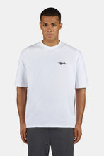 Lade das Bild in den Galerie-Viewer, PEGADOR SIGNAR OVERSIZED TEE WHITE WHITE BLACK Bild 1