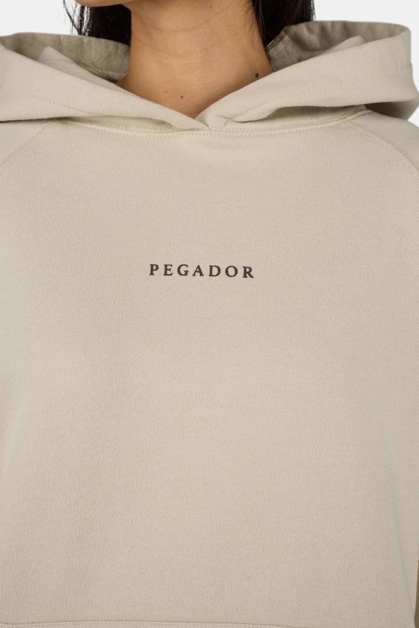 PEGADOR TAPO OVERSIZED RAGLAN HOODIE WASHED LIGHT BEIGE WASHED LIGHT BEIGE Bild 6
