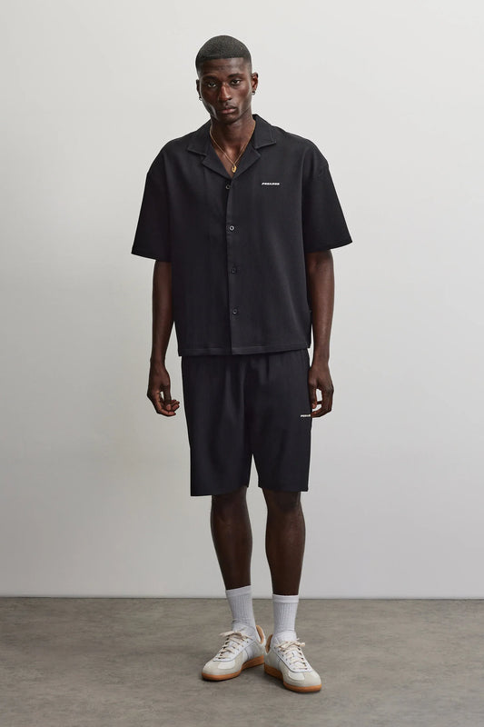 TROY PLISSEE SUMMER SHIRT BLACK Bild 2