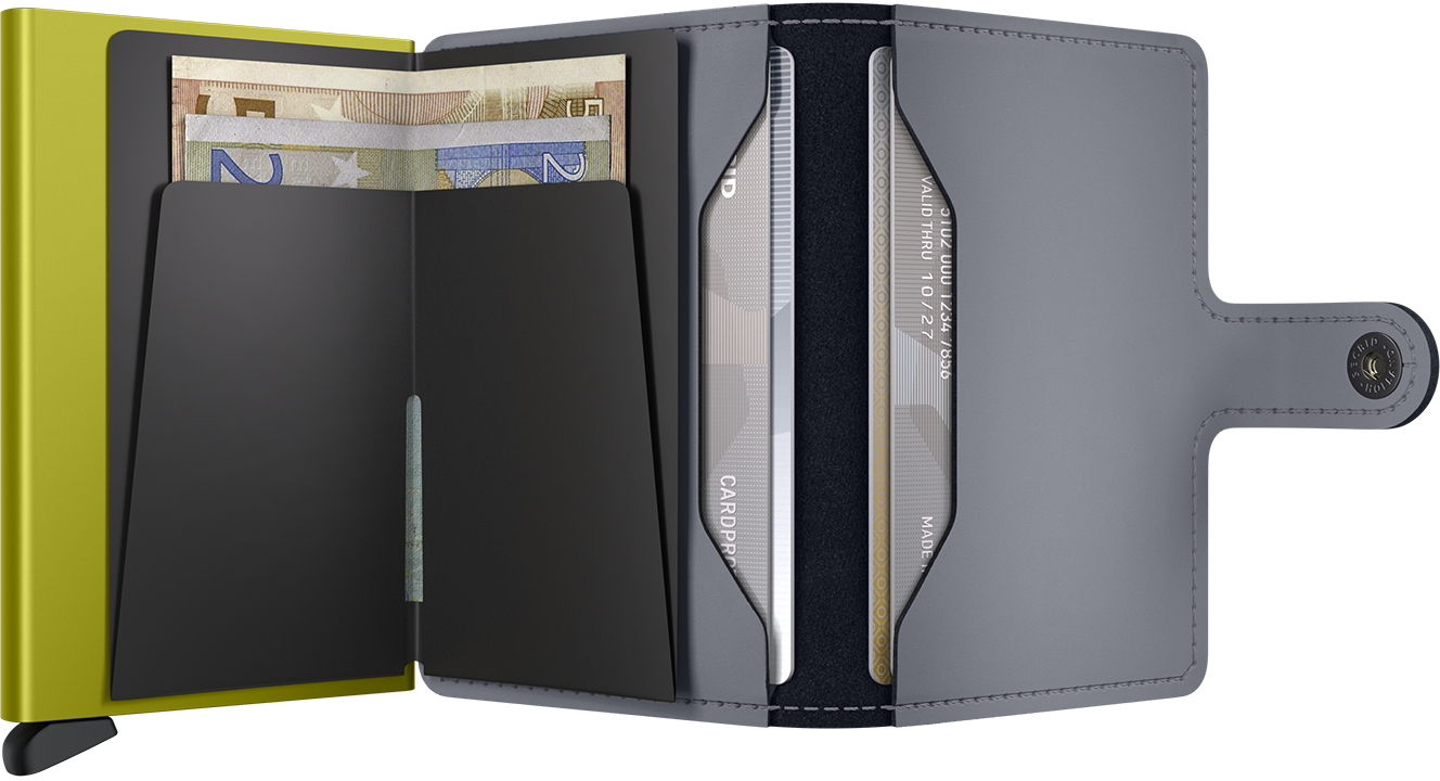 MINIWALLET MATTE GREY/LIME GREY & LIME Bild 4