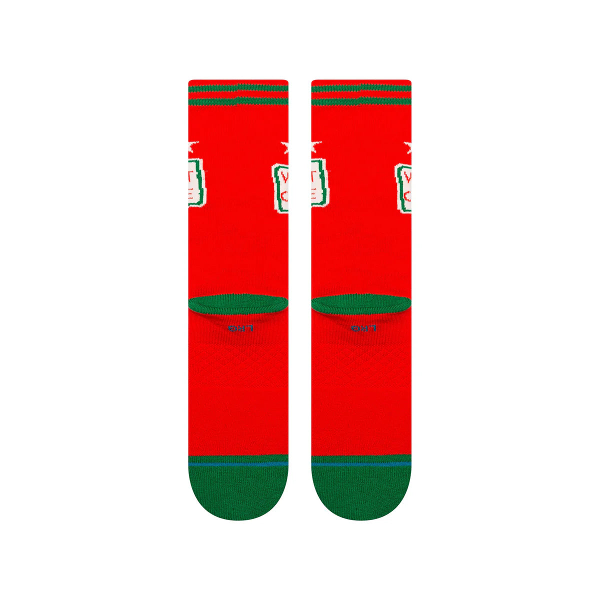 STANCE WORLDS BEST COFFEE CREW SOCK RED RED Bild 3