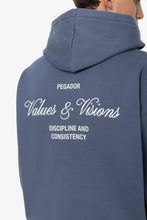 Lade das Bild in den Galerie-Viewer, PEGADOR BRONSON OVERSIZED SWEAT JACKET WASHED SHADOW BLUE
