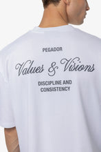 Lade das Bild in den Galerie-Viewer, PEGADOR BRONSON OVERSIZED TEE WHITE
