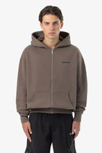 Lade das Bild in den Galerie-Viewer, PEGADOR ALLIS OVERSIZED SWEAT JACKET WASHED DUST BROWN
