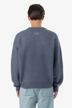 Lade das Bild in den Galerie-Viewer, PEGADOR TRIPOLE OVERSIZED KNIT SWEATER SHADOW BLUE CREAM
