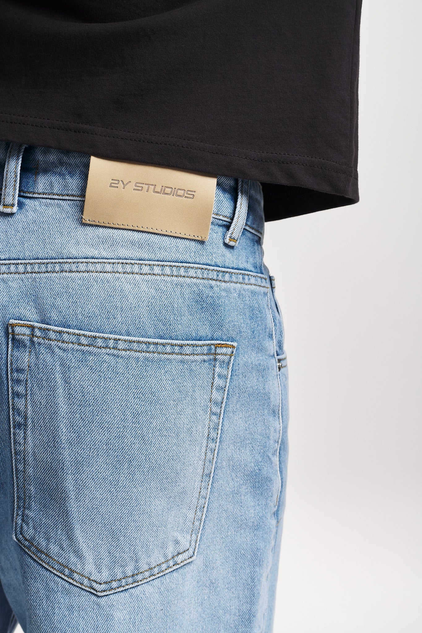 2Y STUDIOS ADRIK BASIC BAGGY JEANS LIGHT BLUE LIGHT BLUE Bild 5