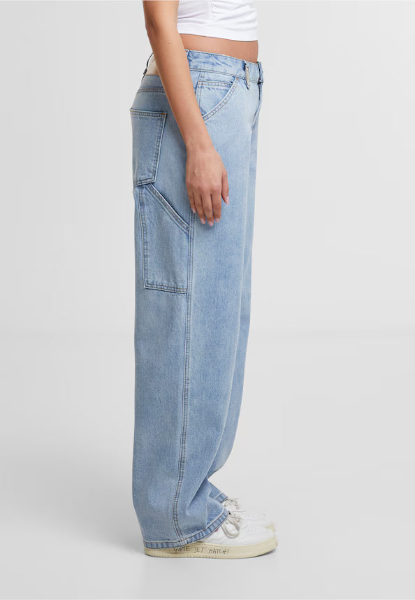 2Y STUDIOS ANELA WORKER BAGGY JEANS LIGHT BLUE Bild 4