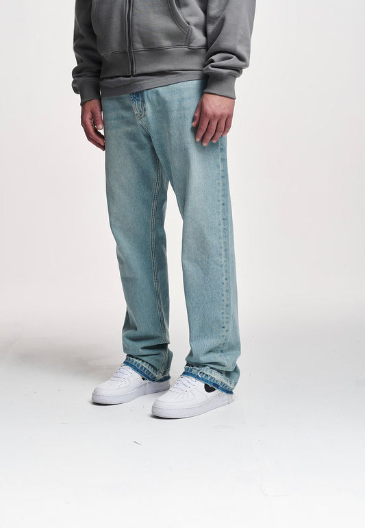 2Y STUDIOS ARUN OPEN HEM STRAIGHT JEANS SAND BLUE SAND BLUE Bild 1
