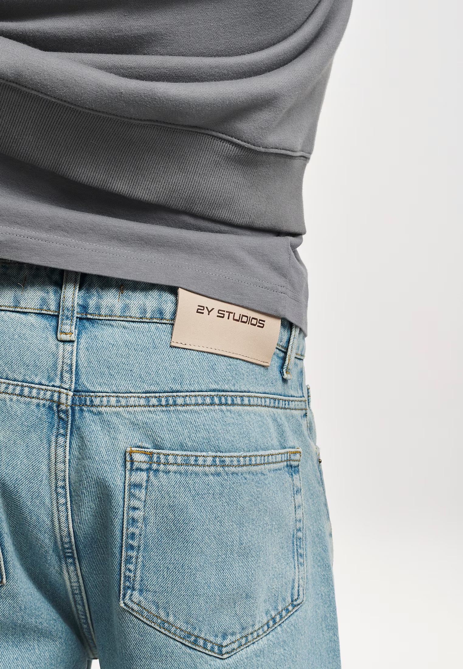 2Y STUDIOS ARUN OPEN HEM STRAIGHT JEANS SAND BLUE SAND BLUE Bild 6