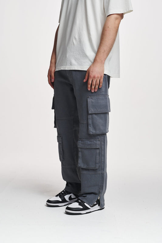 2Y STUDIOS NEO ANKLE ZIP WORKWEAR PANTS GREY GREY Bild 1