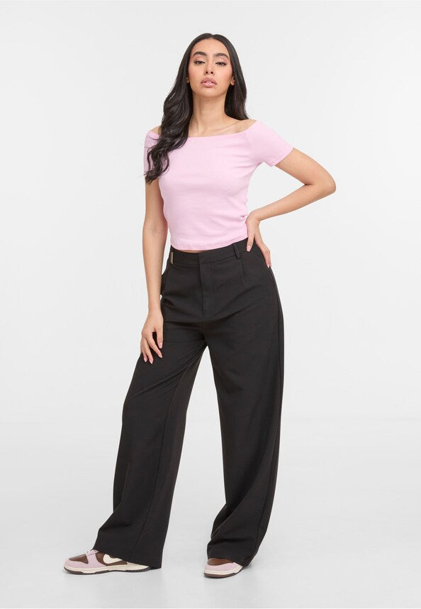 Talia Loose Fit Smart Pants BLACK BLACK Bild 2