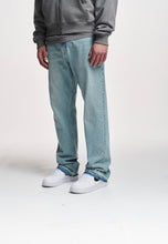 Load image into Gallery viewer, 2Y STUDIOS ARUN OPEN HEM STRAIGHT JEANS SAND BLUE
