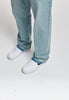 2Y STUDIOS ARUN OPEN HEM STRAIGHT JEANS SAND BLUE