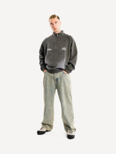 Lade das Bild in den Galerie-Viewer, ANOTHER COTTON LAB ALWAYS MOVING WASHED HALF ZIP SWEATSHIRT
