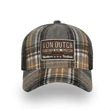 Lade das Bild in den Galerie-Viewer, VON DUTCH PLAID FLANNEL TRUCKER CAP
