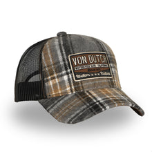 Lade das Bild in den Galerie-Viewer, VON DUTCH PLAID FLANNEL TRUCKER CAP
