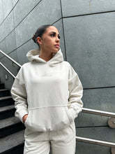 Load image into Gallery viewer, PEGADOR CLARITA LOGO OVERSIZED HOODIE WASHED SALTY CREAM GUM
