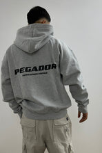 Load image into Gallery viewer, PEGADOR COLNE LOGO OVERSIZED HOODIE GREY MELANGE
