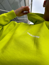 Load image into Gallery viewer, PEGADOR ATNA LOGO OVERSIZED HOODIE WASHED LIME YELLOW

