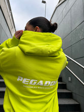 Load image into Gallery viewer, PEGADOR ATNA LOGO OVERSIZED HOODIE WASHED LIME YELLOW
