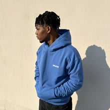 Load image into Gallery viewer, PEGADOR BASS OVERSIZED HOODIE WASHED RETRO BLUE
