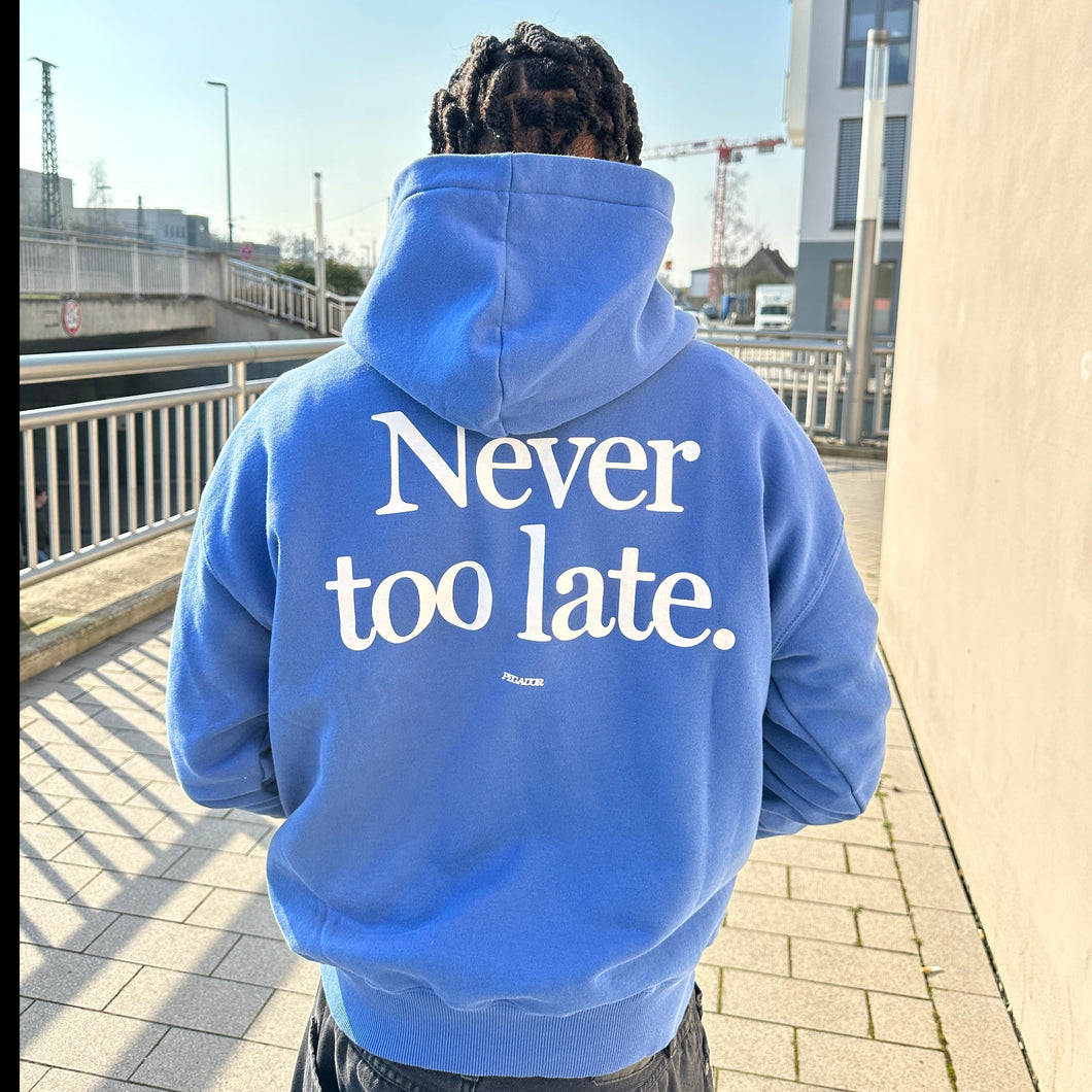 PEGADOR BASS OVERSIZED HOODIE WASHED RETRO BLUE