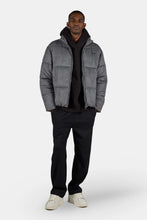 Lade das Bild in den Galerie-Viewer, PEGADOR NEUM SUEDE PUFFER JACKET DARK GREY
