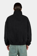 Lade das Bild in den Galerie-Viewer, PEGADOR PUKA TEDDY HALF ZIP SWEATER BLACK

