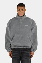 Lade das Bild in den Galerie-Viewer, PEGADOR PUKA TEDDY HALF ZIP SWEATER MID GREY
