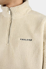 Lade das Bild in den Galerie-Viewer, PEGADOR PUKA TEDDY HALF ZIP SWEATER STONE
