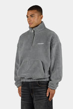 Lade das Bild in den Galerie-Viewer, PEGADOR PUKA TEDDY HALF ZIP SWEATER MID GREY
