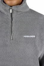 Lade das Bild in den Galerie-Viewer, PEGADOR PUKA TEDDY HALF ZIP SWEATER MID GREY
