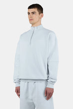 Lade das Bild in den Galerie-Viewer, PEGADOR LOGO OVERSIZED HALF ZIP SWEATER WASHED DREAM BLUE
