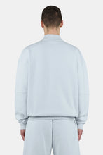 Lade das Bild in den Galerie-Viewer, PEGADOR LOGO OVERSIZED HALF ZIP SWEATER WASHED DREAM BLUE
