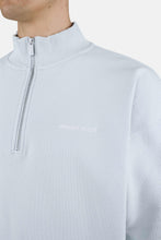 Lade das Bild in den Galerie-Viewer, PEGADOR LOGO OVERSIZED HALF ZIP SWEATER WASHED DREAM BLUE
