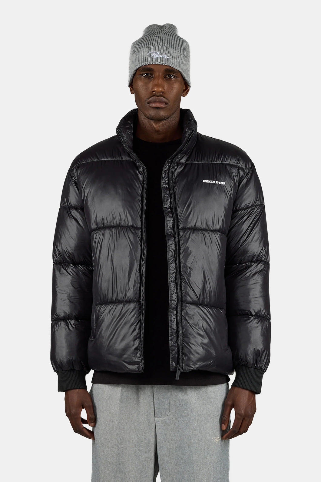 PEGADOR SOLIN LIGHT GLOSSY PUFFER JACKET