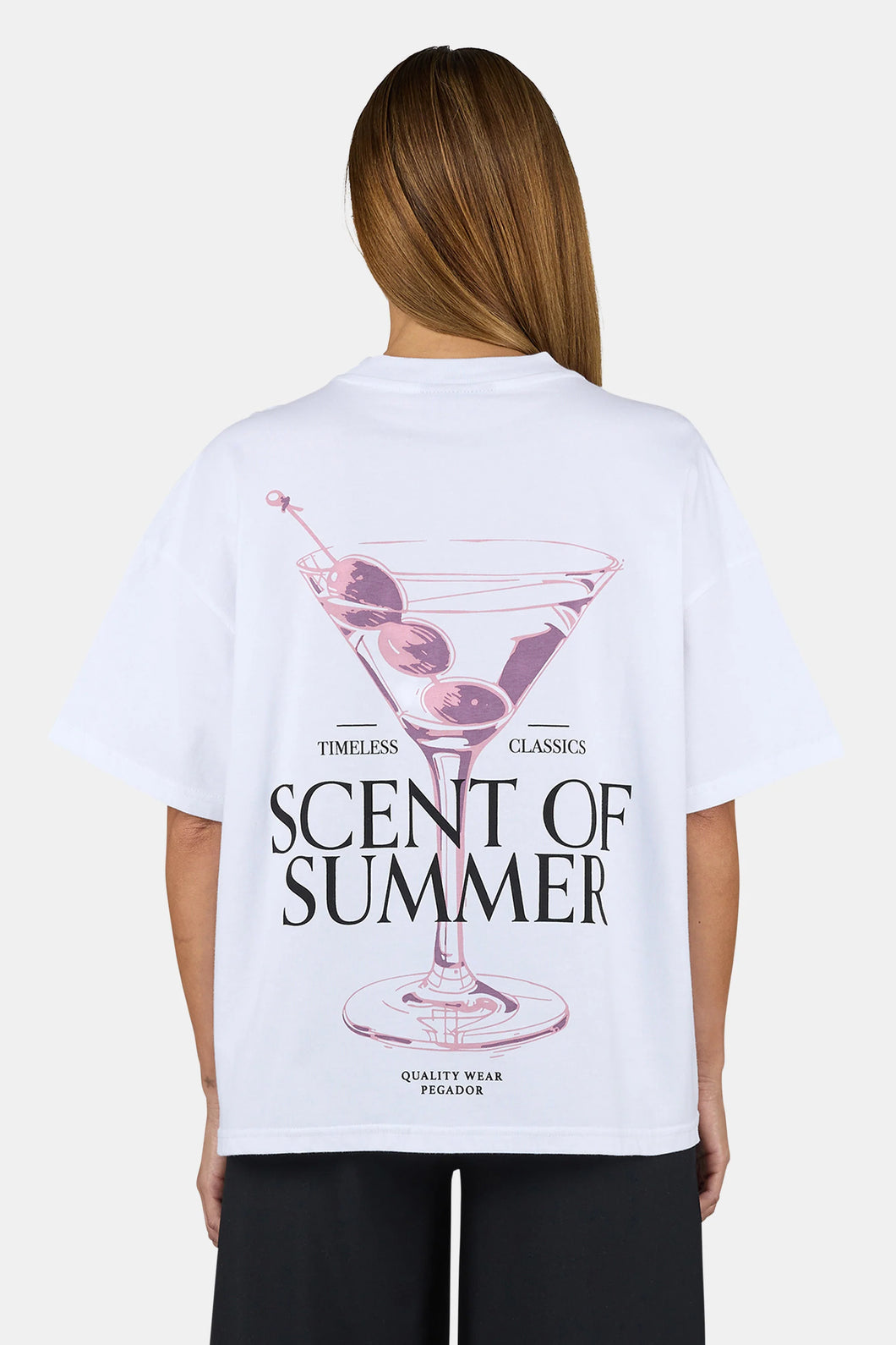 PEGADOR JORBA HEAVY OVERSIZED TEE WHITE