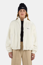 Lade das Bild in den Galerie-Viewer, PEGADOR TAMSIN TEDDY JACKET WARM WHITE
