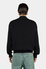 Lade das Bild in den Galerie-Viewer, PEGADOR SIGNAR OVERSIZED HALFZIP KNIT SWEATER BLACK
