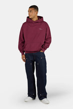 Lade das Bild in den Galerie-Viewer, PEGADOR PIKE OVERSIZED HOODIE WASHED MAROON RED
