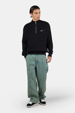 Lade das Bild in den Galerie-Viewer, PEGADOR SIGNAR OVERSIZED HALFZIP KNIT SWEATER BLACK
