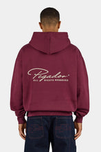 Lade das Bild in den Galerie-Viewer, PEGADOR PIKE OVERSIZED HOODIE WASHED MAROON RED
