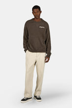 Lade das Bild in den Galerie-Viewer, PEGADOR DALIAN FURRY KNIT SWEATER WALNUT BROWN
