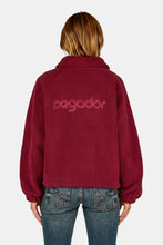 Lade das Bild in den Galerie-Viewer, PEGADOR ENNA TEDDY JACKET BURGUNDY RED
