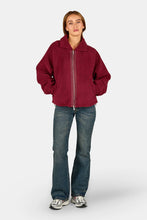 Lade das Bild in den Galerie-Viewer, PEGADOR ENNA TEDDY JACKET BURGUNDY RED
