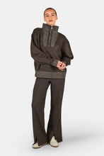 Lade das Bild in den Galerie-Viewer, PEGADOR PESCARA KNIT HALF ZIP WALNUT BROWN
