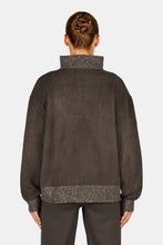 Lade das Bild in den Galerie-Viewer, PEGADOR PESCARA KNIT HALF ZIP WALNUT BROWN
